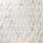 Fontane Bianco - White Thassos, Calacatta, & Brass