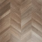 Stacy Garcia Artwood Chevron Mocha 12x48 - 5.0mm / 20 mil Wear Layer - Rigid Core Click