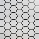 Zemira Bianco White 9" Hexagon