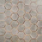 Zemira Cemento Gray 9" Hexagon