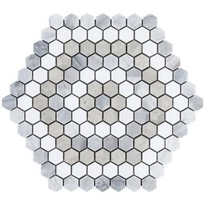 Helios Honeycomb Beige & Gray