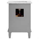 Nora Gray 24" Single Vanity with Carrara Marble Top