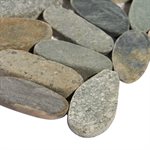 Pebblestone Sumatra Sliced Flat Oval Natural Stone