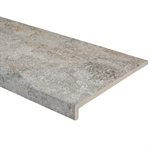 Oberon Storm Gray 12x48 Stair Tread