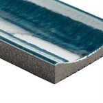 Bahari 6x36 3D Fluted Column Harbor Blue