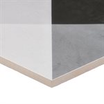 GeoPrism Cement Deco Gray 8x8 by Elizabeth Sutton