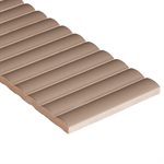 Saera Ribbed Taupe 4x12
