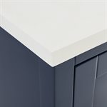 Sheraton 30" Navy Vanity with Pure White Quartz Top