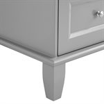 Nora Gray 36" Single Vanity with Carrara Marble Top