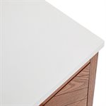 KIT - Marilyn Woodgrain 30" Single Vanity with Pure White Quartz Top