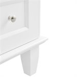 Nora White 24" Single Vanity with Carrara Marble Top