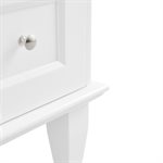 Nora White 24" Single Vanity with Pure White Quartz Top