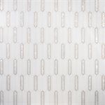 Madelyn White Pearl - White Thassos, White Pearl & Brass