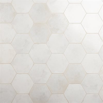Oken White 9" Hexagon