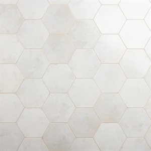 Oken White 9" Hexagon
