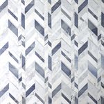 Zayden Azur - White Carrara, Calacatta, Blue Macauba,& Aluminum