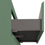 KIT - Adeline Forest 42" Single Vanity with Integrated Solid Surface Top
