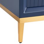 Bungalow Navy and Gold 36" Single Vanity without Top