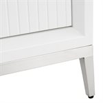 Bungalow White and Silver 30" Single Vanity without Top