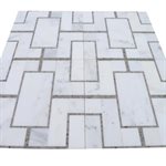 Mod Lux Statuary Athens Gray & Oriental White Honed