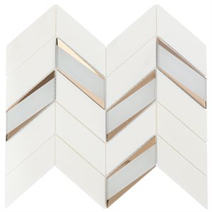 Giazza Golden - Royal White and Glass