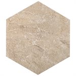 Oberon Sand Beige Porcelain 20" Hexagon