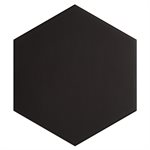 Classic Hex Black 10" Hexagon