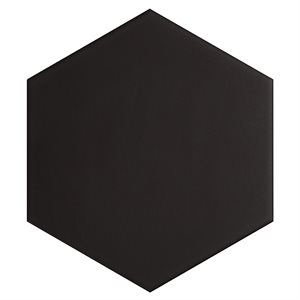 Classic Hex Black 10" Hexagon