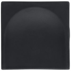 Saera Black Fluted Column 4x4 End Piece