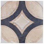 Angela Harris Messina Circles Terra Crema 8x8