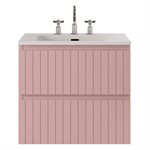 KIT - Adeline Rose 24" Single Vanity with Integrated Solid Surface Top