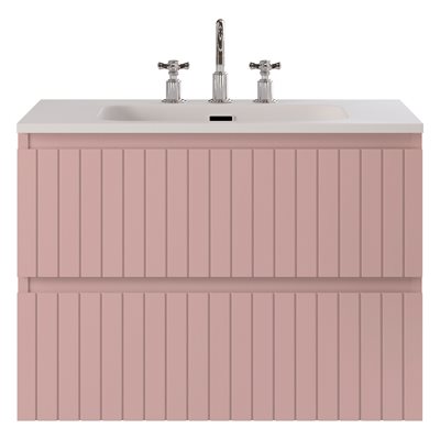 KIT - Adeline Rose 30" Single Vanity with Integrated Solid Surface Top