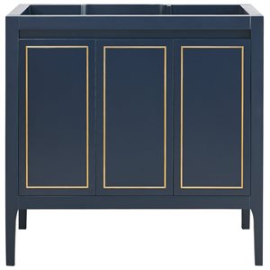 Province Navy and Gold 36" Single Vanity without Top