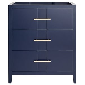 Iconic 30" Navy and Gold Vanity (Counter Sold Separately)