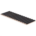 Saera Ribbed Black 4x12
