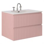KIT - Adeline Rose 30" Single Vanity with Integrated Solid Surface Top
