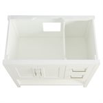 Sheraton White 36" Single Vanity without Top