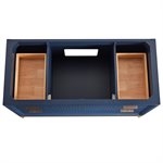 Bungalow Navy and Gold 48" Single Vanity without Top