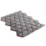 Close Out - Art Lava Triangles Metallic Iron