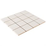 Marmo Dolomite Cream Polished Porcelain 3" Square Mosaic