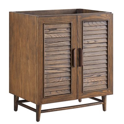 Lowell Dark Walnut 30" Single Vanity without Top