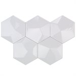 Close Out - Hexagono - Piramidal Blanco Brillo