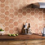 Clay House Sand Beige 4" Hex