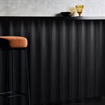 Saera Black Fluted Column 4x36 Tile