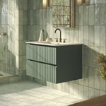 KIT - Adeline Forest 30" Single Vanity with Integrated Solid Surface Top