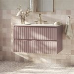KIT - Adeline Rose 36" Single Vanity with Integrated Solid Surface Top