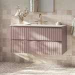 KIT - Adeline Rose 42" Single Vanity with Integrated Solid Surface Top