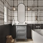 Nora Gray 24" Single Vanity with Carrara Marble Top