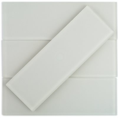 Crystal Super White 4x12 Frosted