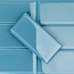 Crystal Blue-Gray 3x6 Polished 